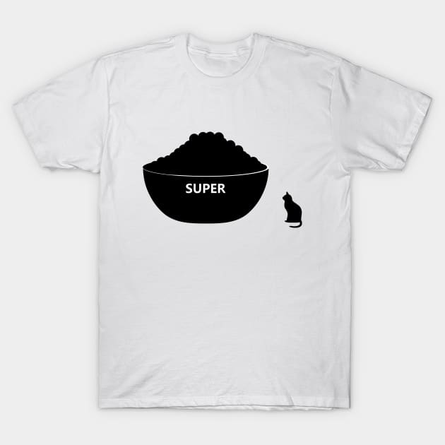 kitty super bowl T-Shirt by Mandz11